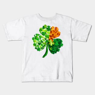 Cute Shamrock Clover for St. Patrick's Day Kids T-Shirt